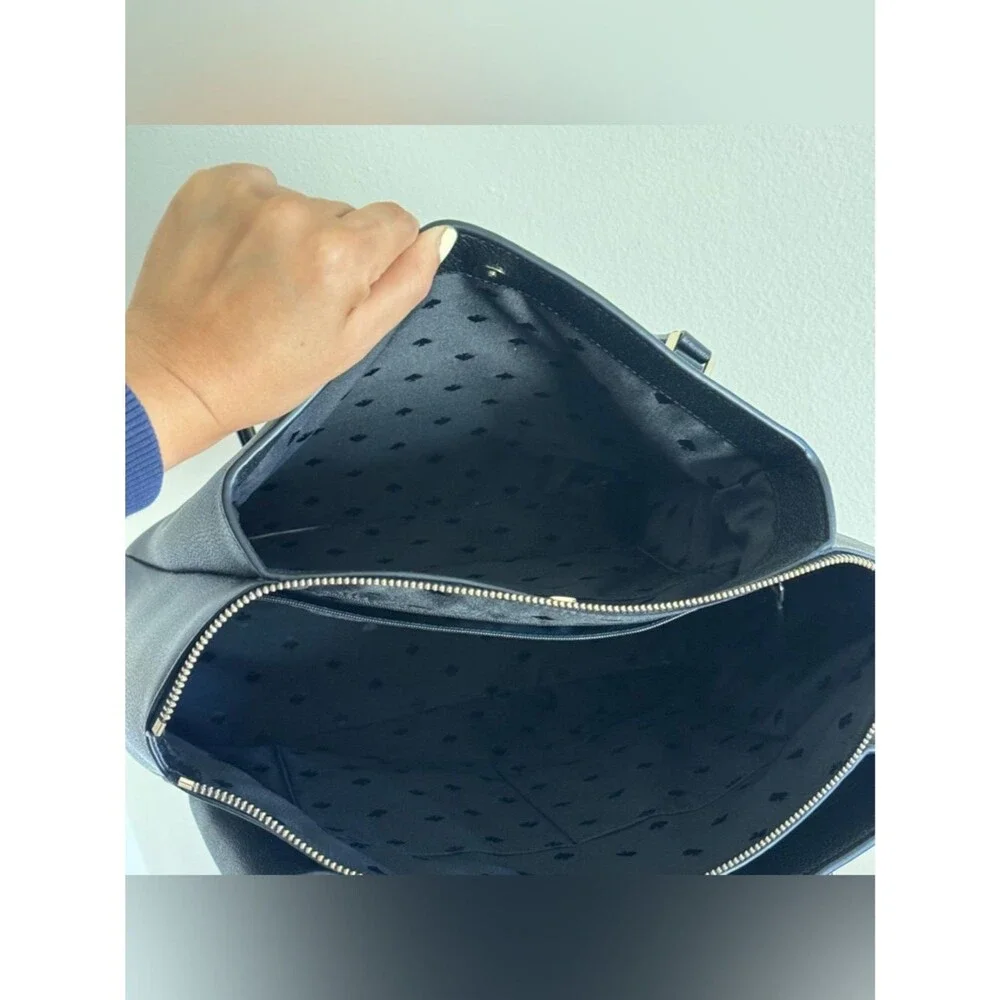 Kate Spade Monet Large Triple Compartment Tote Black